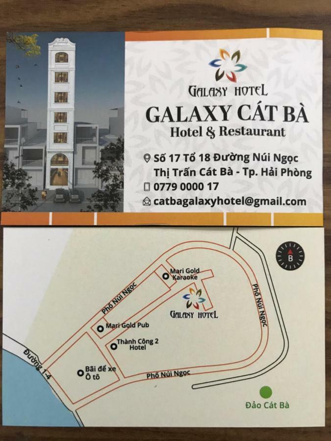Galaxy Hotel Cat Ba Island Eksteriør bilde